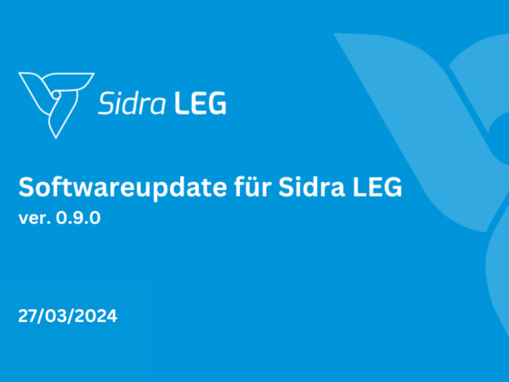 Softwareupdate für Sidra LEG 0.9.0
